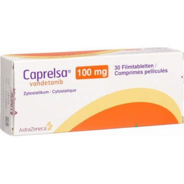 Купить Капрелса Caprelsa (Вандетаниб) 100 мг/30 таблеток в Москве