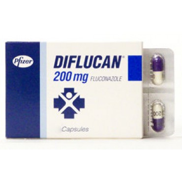 Купить Дифлюкан Diflucan 200 мг/100 капсул в Москве