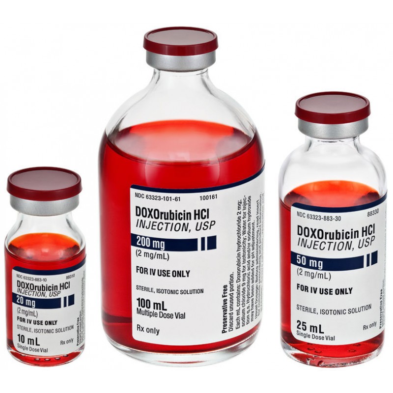 Доксорубицин Doxorubicin HCL ONCO 200MG/1 Шт