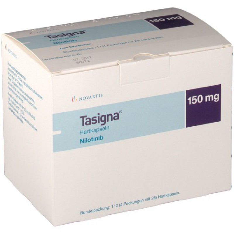 Купить Тасигна Tasigna 150 мг/4X28 капсул в Москве
