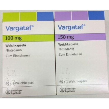 Купить Варгатеф Vargatef (Нинтеданиб) 100 мг/60 капсул в Москве