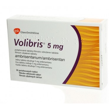 Купить Волибрис Volibris 5 мг/30 таблеток в Москве