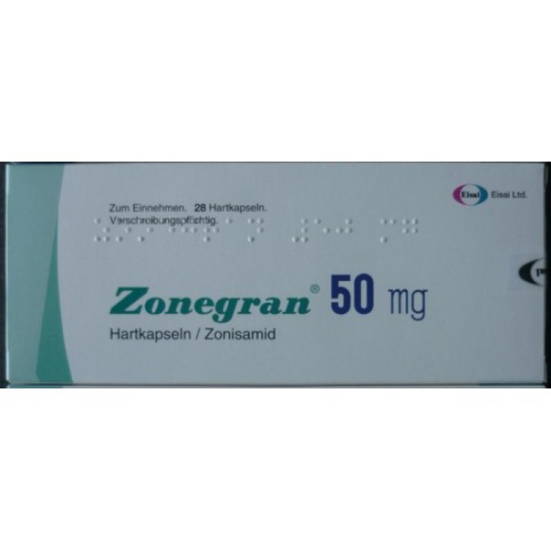 Купить Зонегран Zonegran 50 мг/28 капсул   в Москве