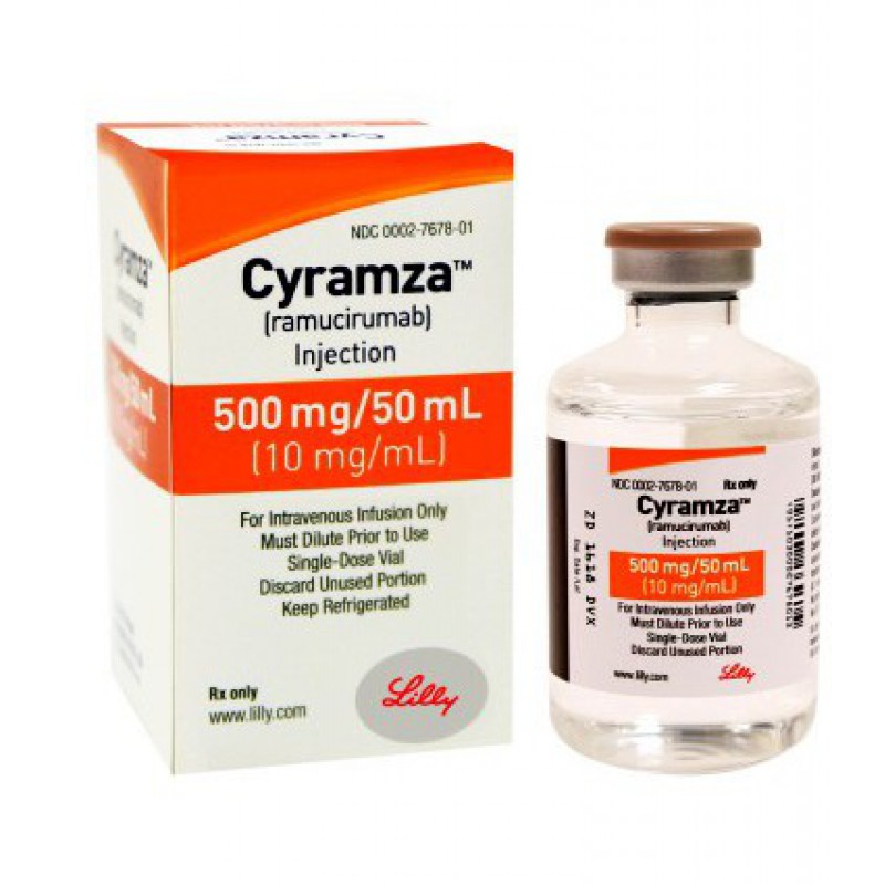 Цирамза Cyramza (Рамуцирумаб) 500 мг/50мл