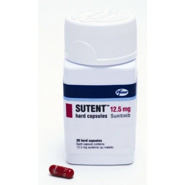 Купить Сутент Sutent 12.5 мг/30 капсул в Москве