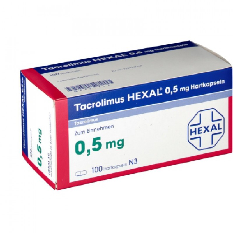 Такролимус Tacrolimus HEXAL 0,5MG/100 шт