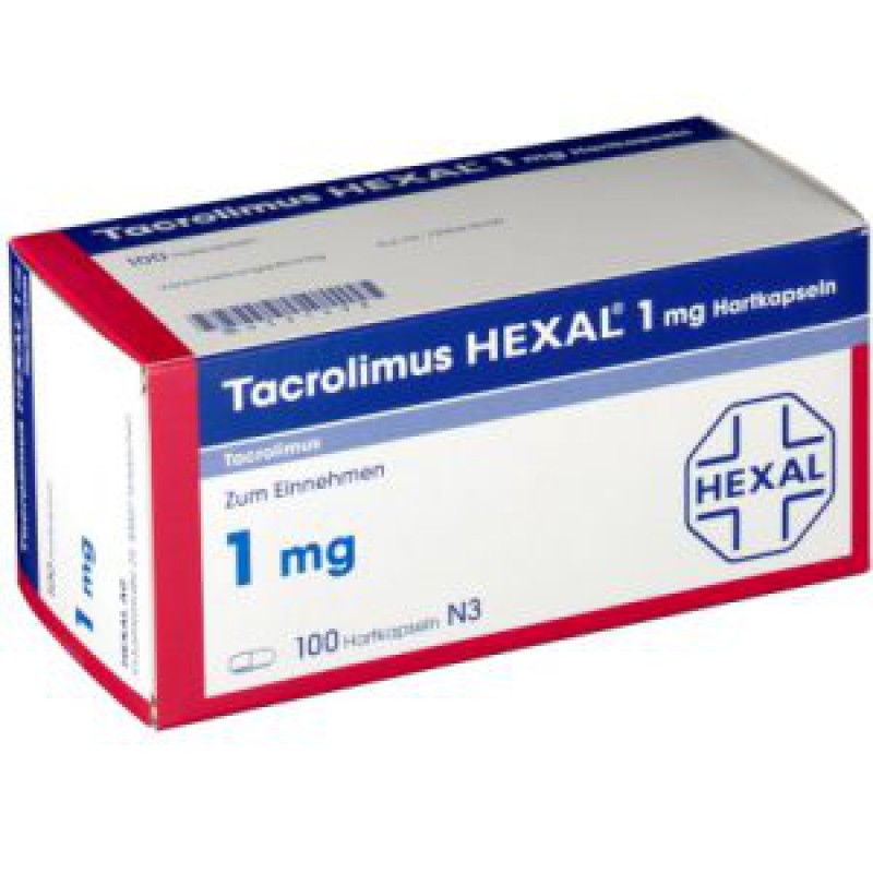 Такролимус Tacrolimus HEXAL 1MG/100 шт
