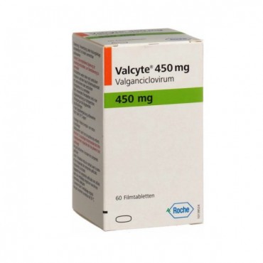 Купить Вальцит Valcyte (Валганцикловир) 450 мг/60 таблеток в Москве