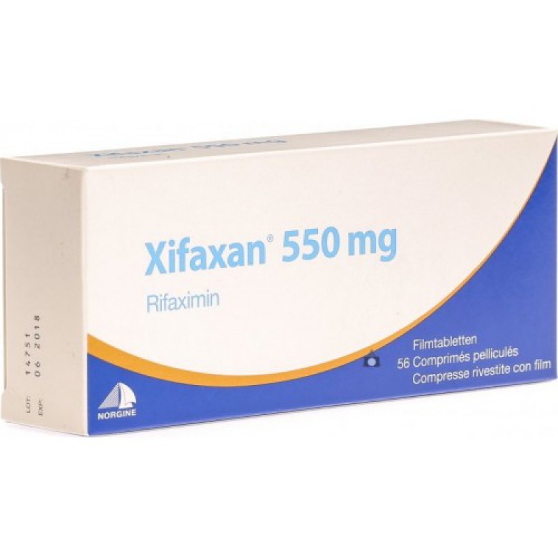 Ксифаксан Xifaxan 550 Mg (Rifaximin) 28x550mg