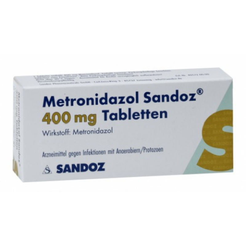 Метронидазол METRONIDAZOL 400 - 20Шт
