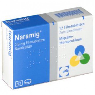 Купить Нарамиг Naramig  2,5 мг/12 таблеток   в Москве