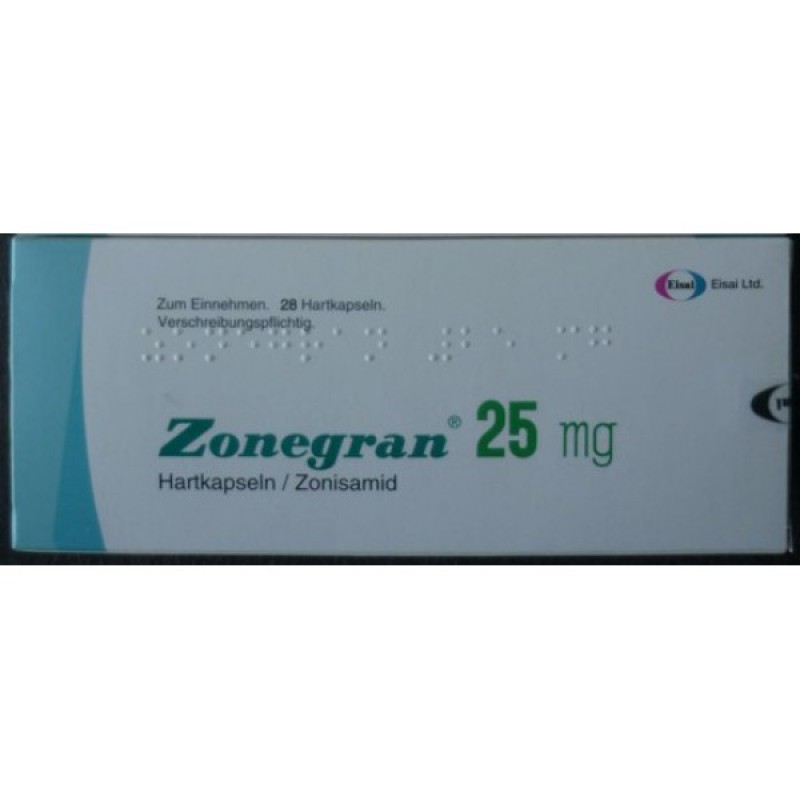 Купить Зонегран Zonegran 25 мг/28 капсул   в Москве