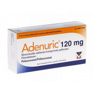 Купить Аденурик Adenuric 120 мг /84 таблеток в Москве