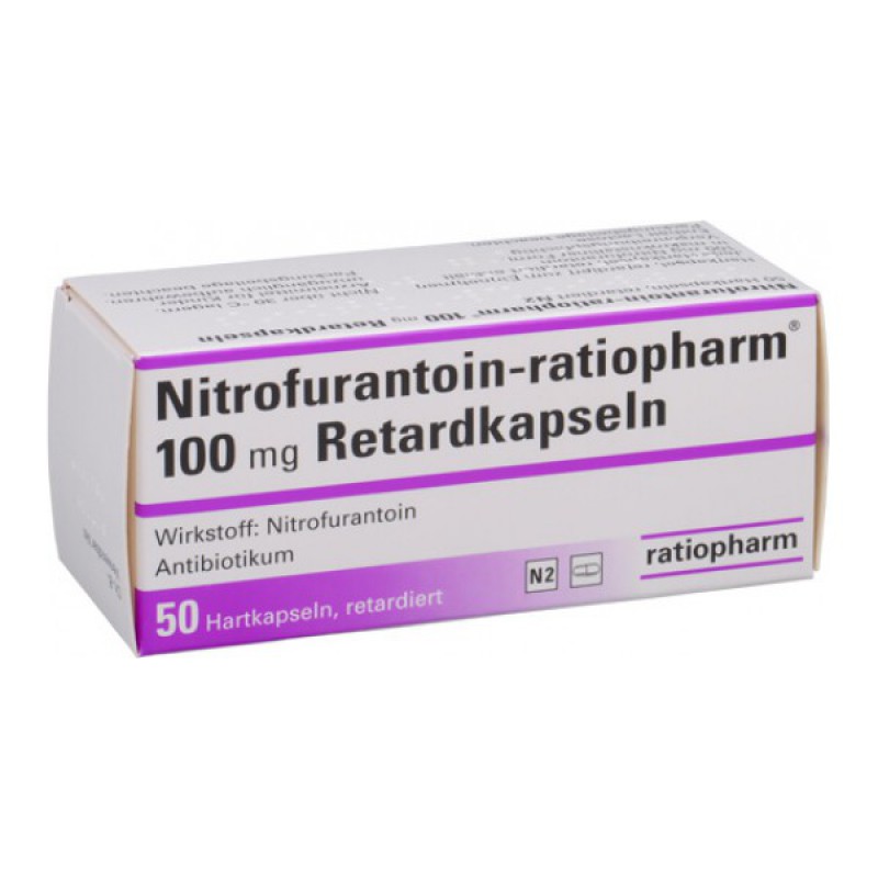 Нитрофурантоин Nitrofurantoin100 мг/50 капсул