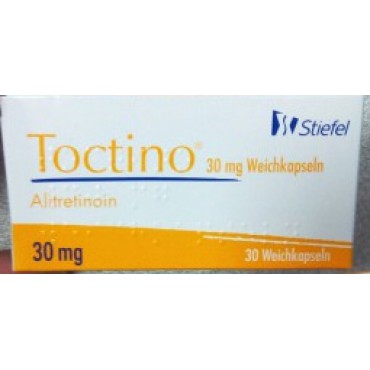 Купить Токтино Toctino (Алитретиноин) 30 мг/30 капсул в Москве