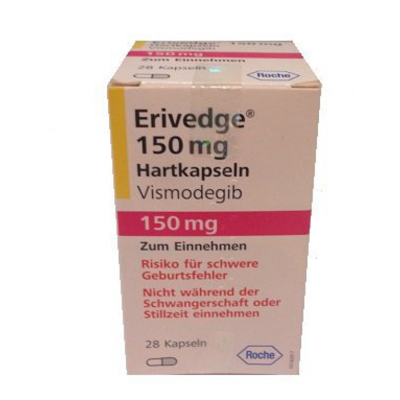 Эриведж Erivedge (Висмодегиб) 150 мг/28 капсул